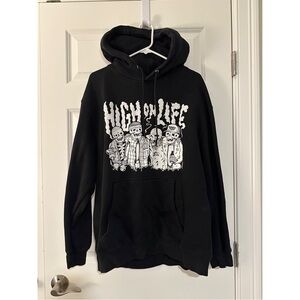 NEW Men’s Lurking Class “High On Life” Black Hoodie Size XL
